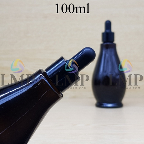 Chai đèn dầu nắp bóp khoen nhôm 100ml