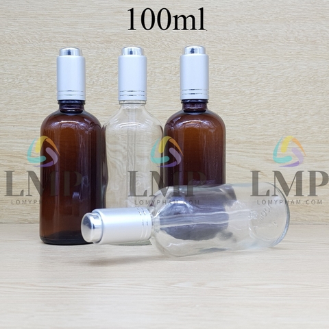 Chai tinh dầu nắp nhấn 100ml