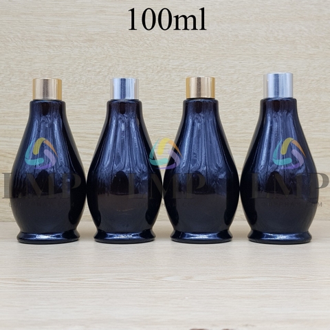 Chai đèn dầu nắp xi KO viền 100ml