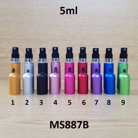 Chai chiết nước hoa màu mờ 5ml