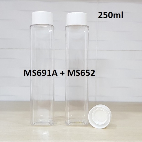 Chai TALL trong nắp vặn 250ml