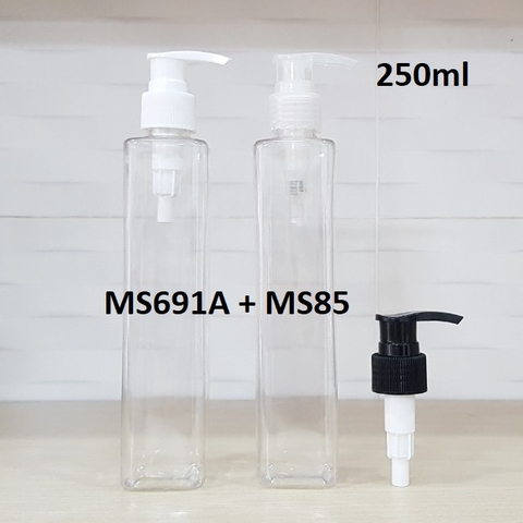 Chai TALL trong vòi van 250ml