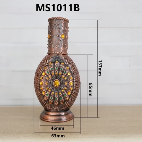 Chai Dubai Nam kiểu B đá màu vàng 25ml