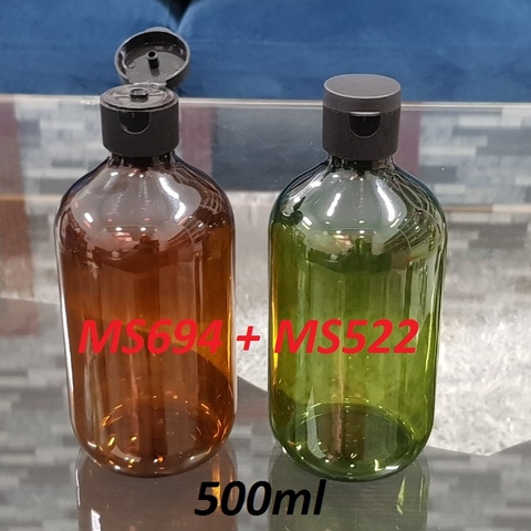 Chai PET nắp bật 500ml