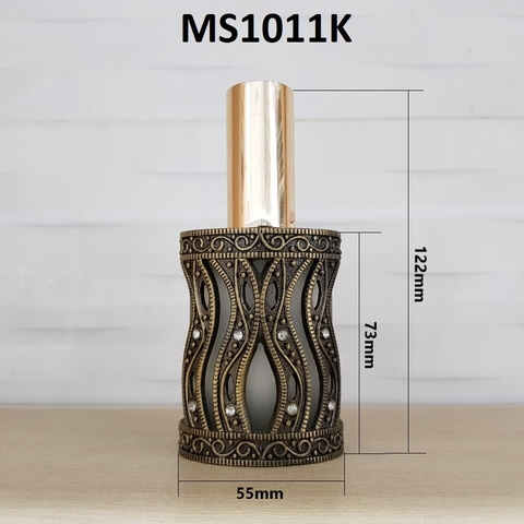 Chai Dubai Nam kiểu C đá màu trắng 30ml
