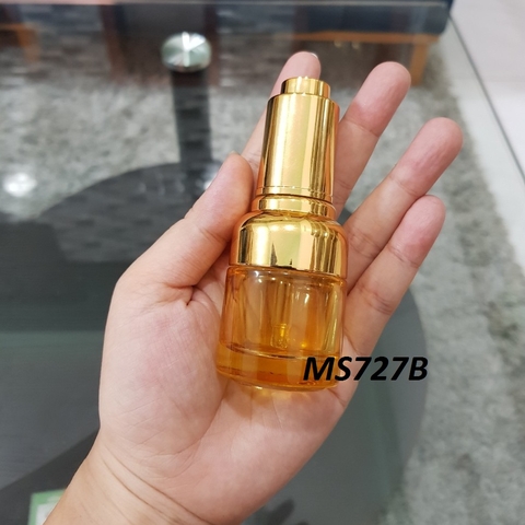 Chai TT serum nắp nhấn VÀNG 20ml