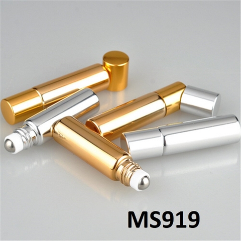 Chai TT bi lăn sắt màu vàng - bạc 5ml