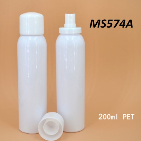 Chai PET trắng tròn phun sương