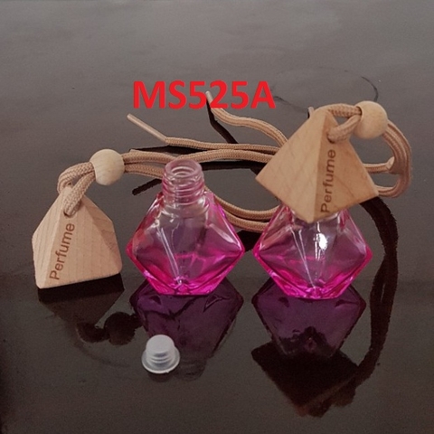 Chai treo xe tháp màu hồng 8ml