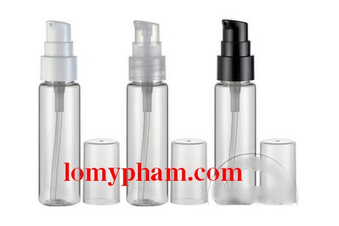 Chai trong vai ngang nắp xịt giọt 30ml