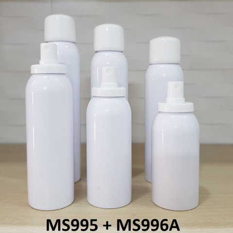 Chai PET trắng đầu phun sương