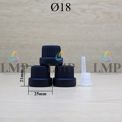 Nắp sọc dày Ø18 ( kèm nút chặn )