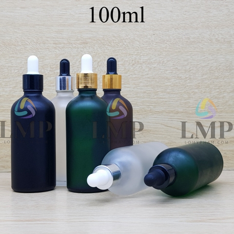 Chai tinh dầu phun mờ nắp bóp khoen nhôm 100ml