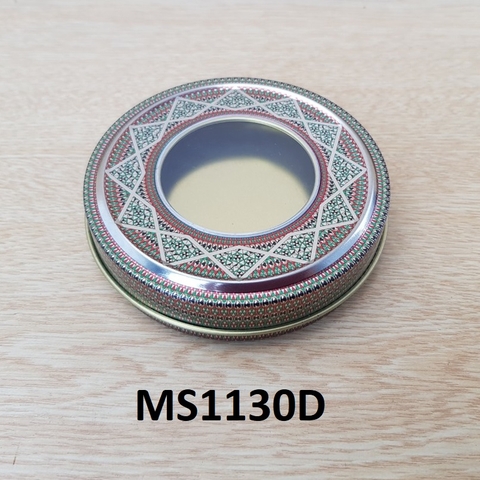 Hộp nhôm saffron hình hoa văn D