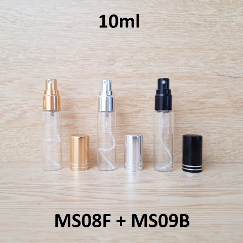 Chai tròn phun sương 2 viền 10ml