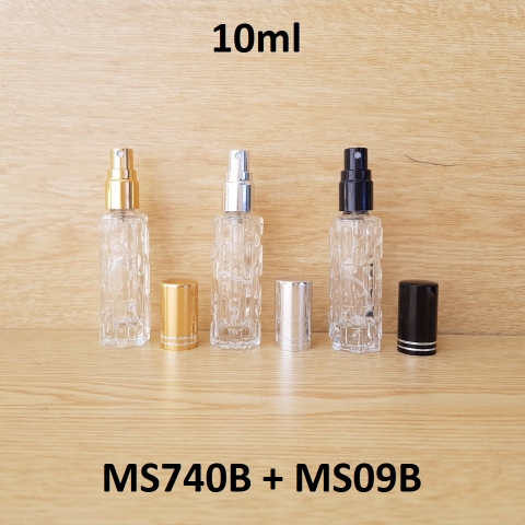 Chai khổ qua đít chai lục giác nắp 2 viền 10ml