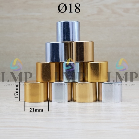 Nắp xi KO viền Ø18 ( ko kèm nút chặn )