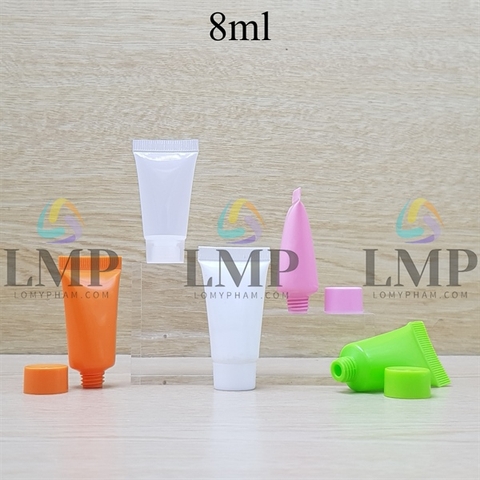 Tuýp nhựa miệng tuýp 5mm nắp vặn 8ml