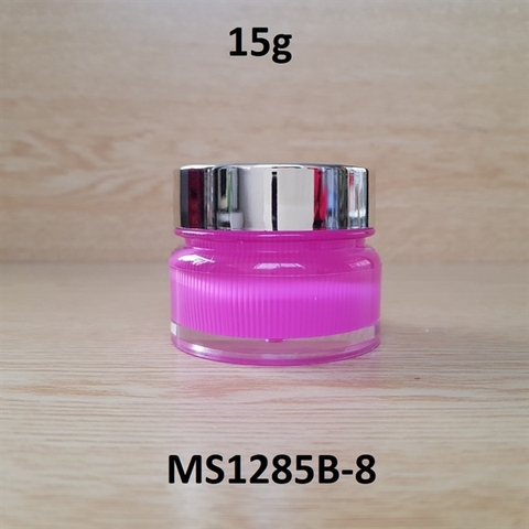 Hũ kem Q20 cao cấp sọc nắp xi