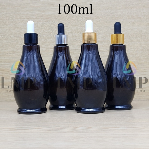 Chai đèn dầu nắp bóp khoen nhôm 100ml