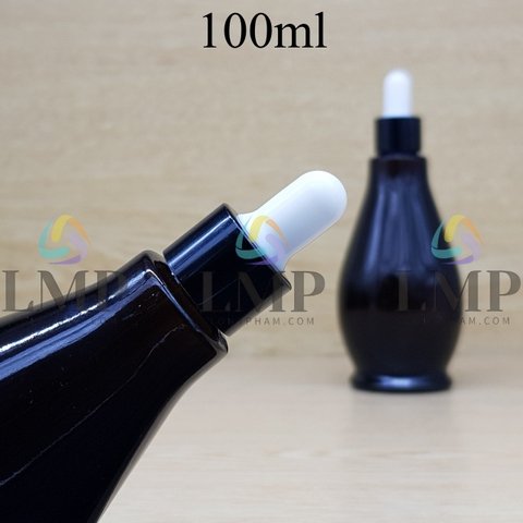 Chai đèn dầu nắp bóp khoen nhôm 100ml
