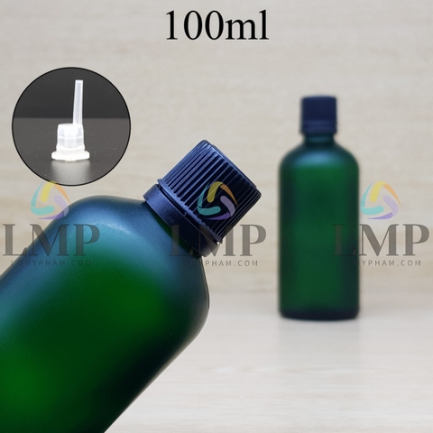 Chai tinh dầu phun mờ nắp nhựa mỏng 100ml
