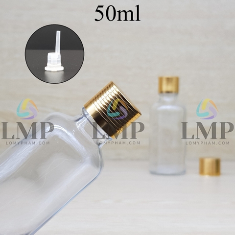 Chai tinh dầu nắp sọc 50ml