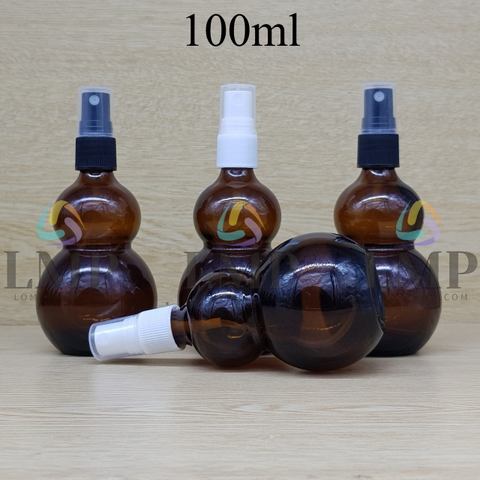Chai hồ lô phun sương sọc 100ml