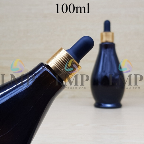 Chai đèn dầu nắp bóp khoen nhôm 100ml