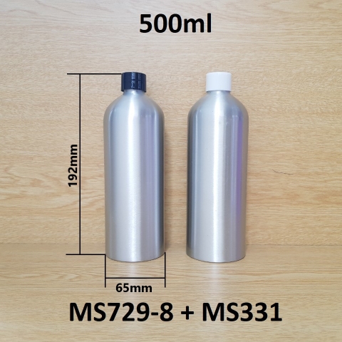 Chai nhôm nắp vặn 500ml