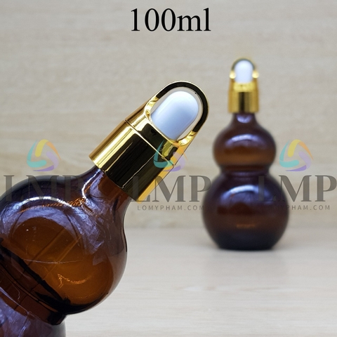 Chai hồ lô nắp bóp quai xách 100ml