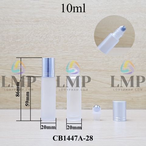Chai thủy tinh bi lăn 10ml