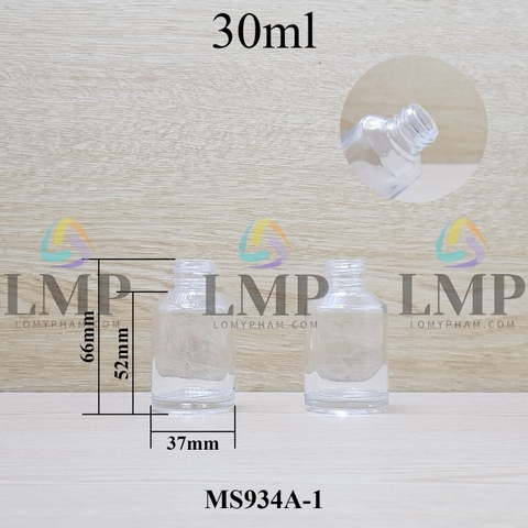 Thân chai thủy tinh vát 30ml