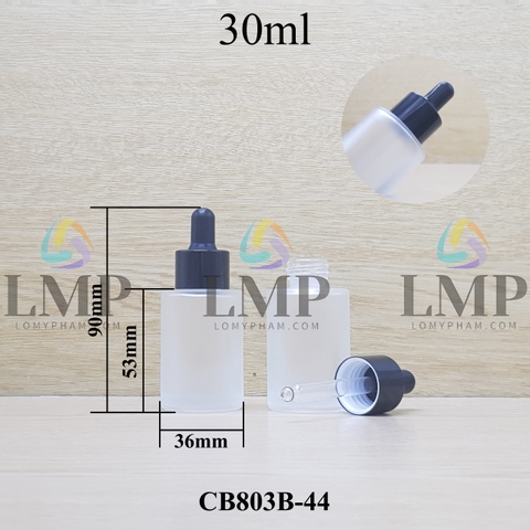 Chai thủy tinh nắp bóp khoen nhôm