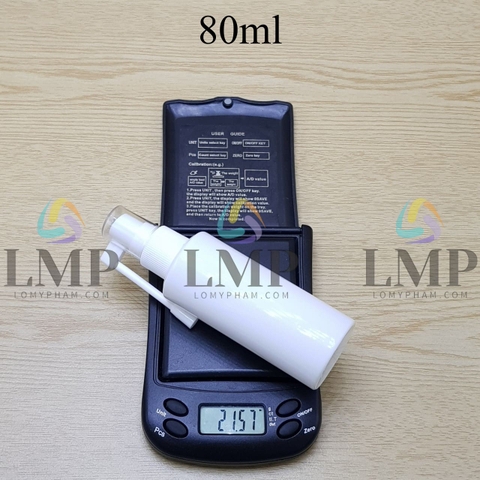 Chai PETG vai ngang đầu xịt mũi 360 độ