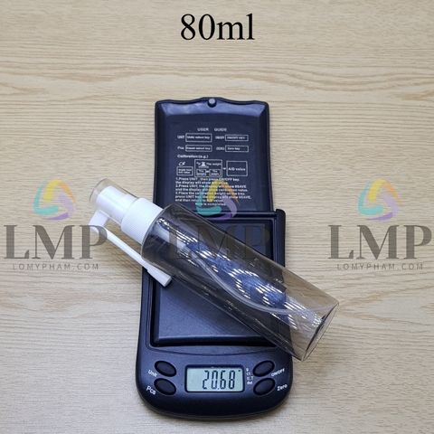 Chai PETG vai ngang đầu xịt mũi 360 độ