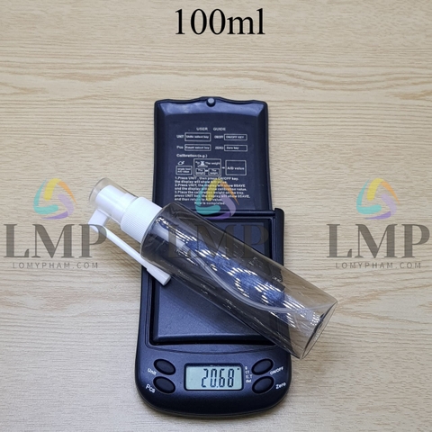 Chai PETG vai ngang đầu xịt mũi 360 độ