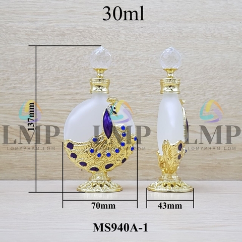 Chai nước hoa Dubai chim công ( cổ cao ) 30ml