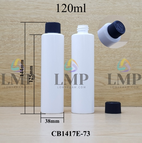 Chai PETG vai ngang nắp push down and turn sọc