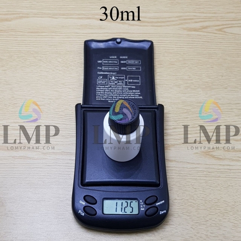 Chai PETG vai ngang nắp push down and turn sọc