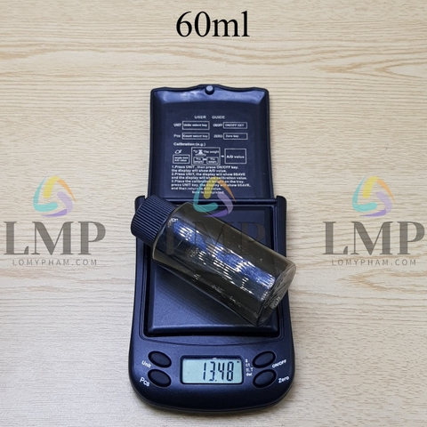 Chai PETG vai ngang nắp push down and turn sọc