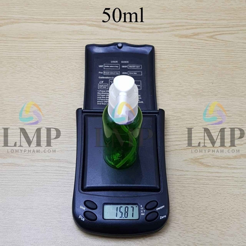 Chai vai tròn đầu xịt mũi 90 độ 50ml