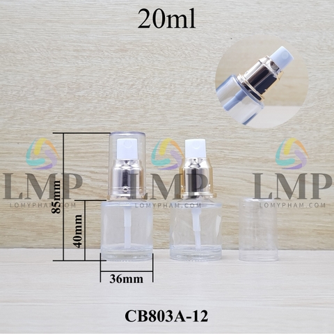 Chai thủy tinh đầu phun sương xi