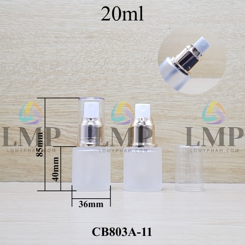 Chai thủy tinh đầu phun sương xi