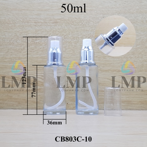 Chai thủy tinh đầu phun sương xi