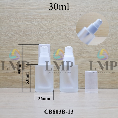 Chai thủy tinh đầu xịt giọt 1 viền