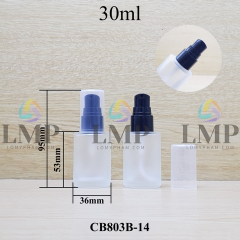 Chai thủy tinh đầu xịt giọt 1 viền