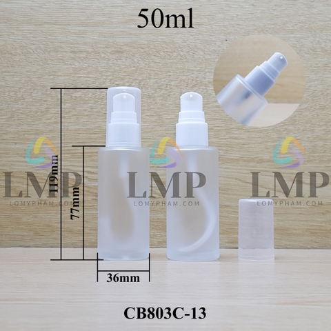 Chai thủy tinh đầu xịt giọt 1 viền