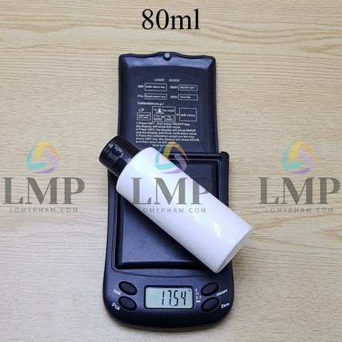 Chai PETG vai ngang nắp bật trơn bóng