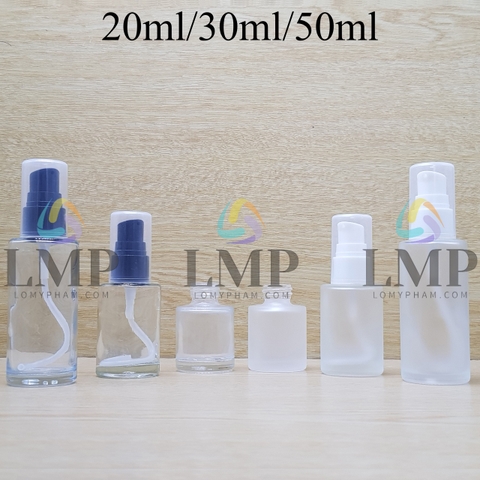 Chai thủy tinh đầu xịt giọt 1 viền